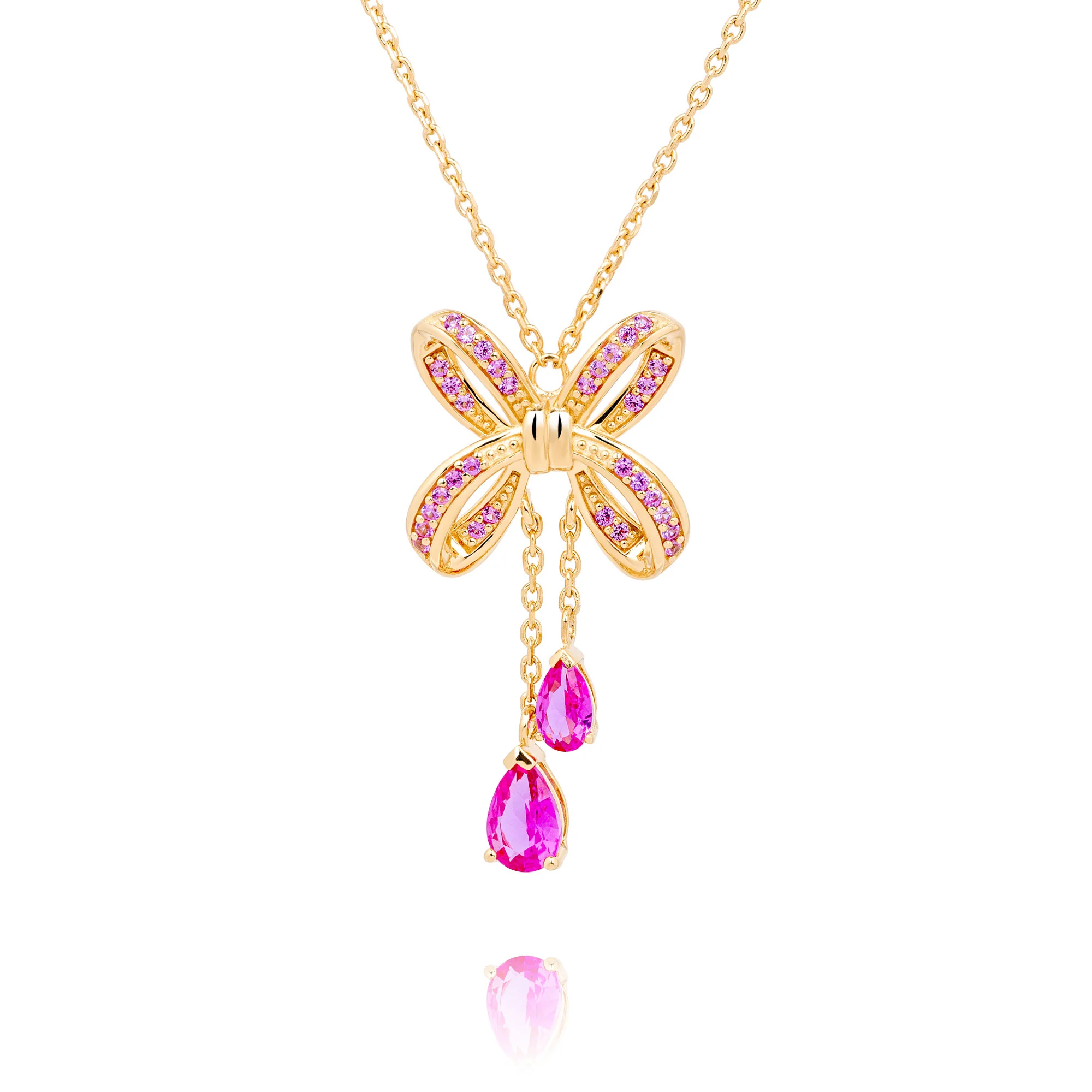 Blissful Knot Necklace Gold