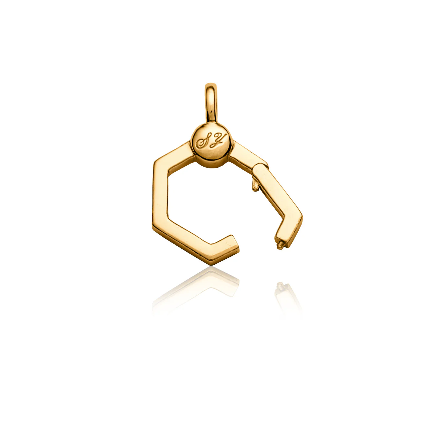 Charm Connector Clasp - Gold - Image 2