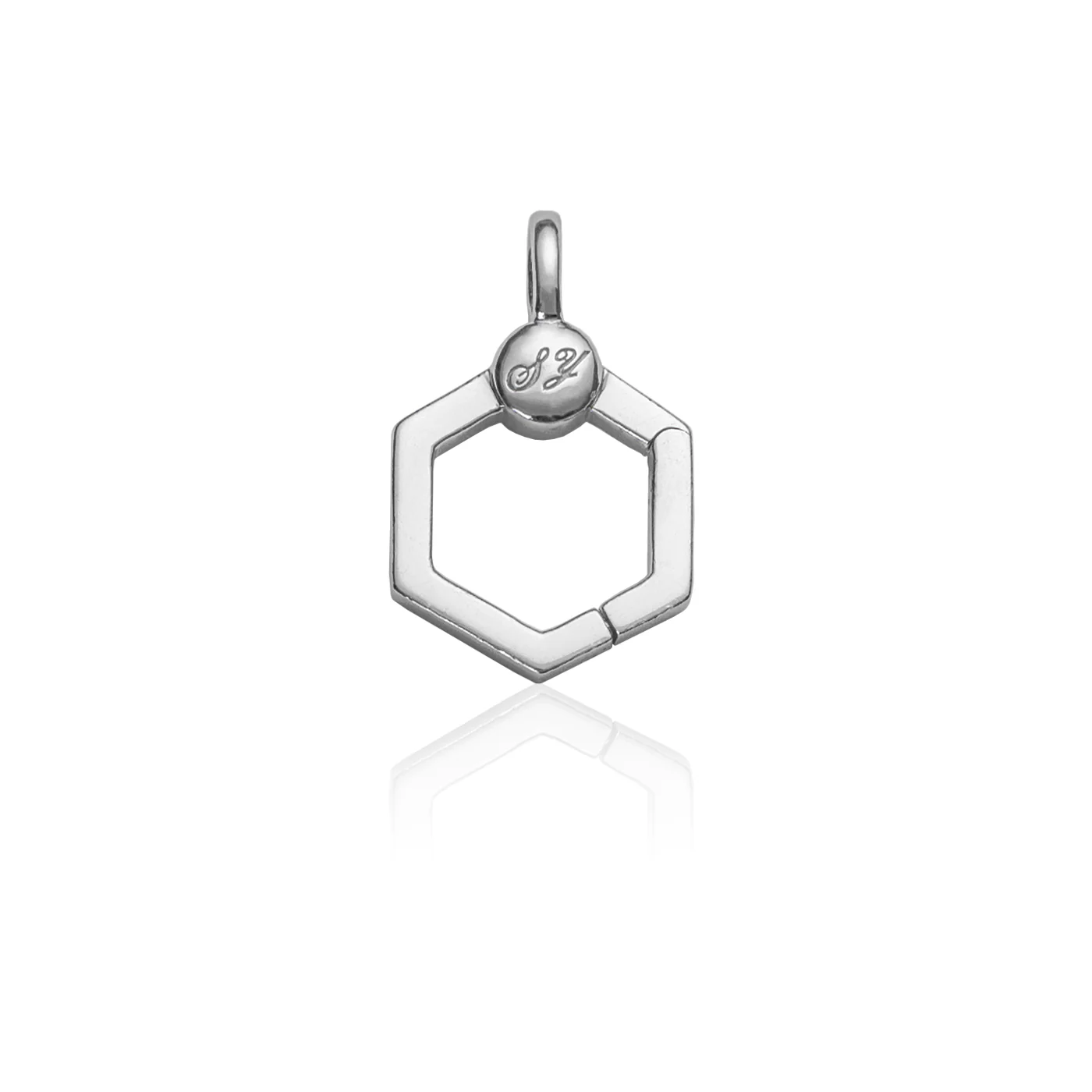Charm Connector Clasp - Silver