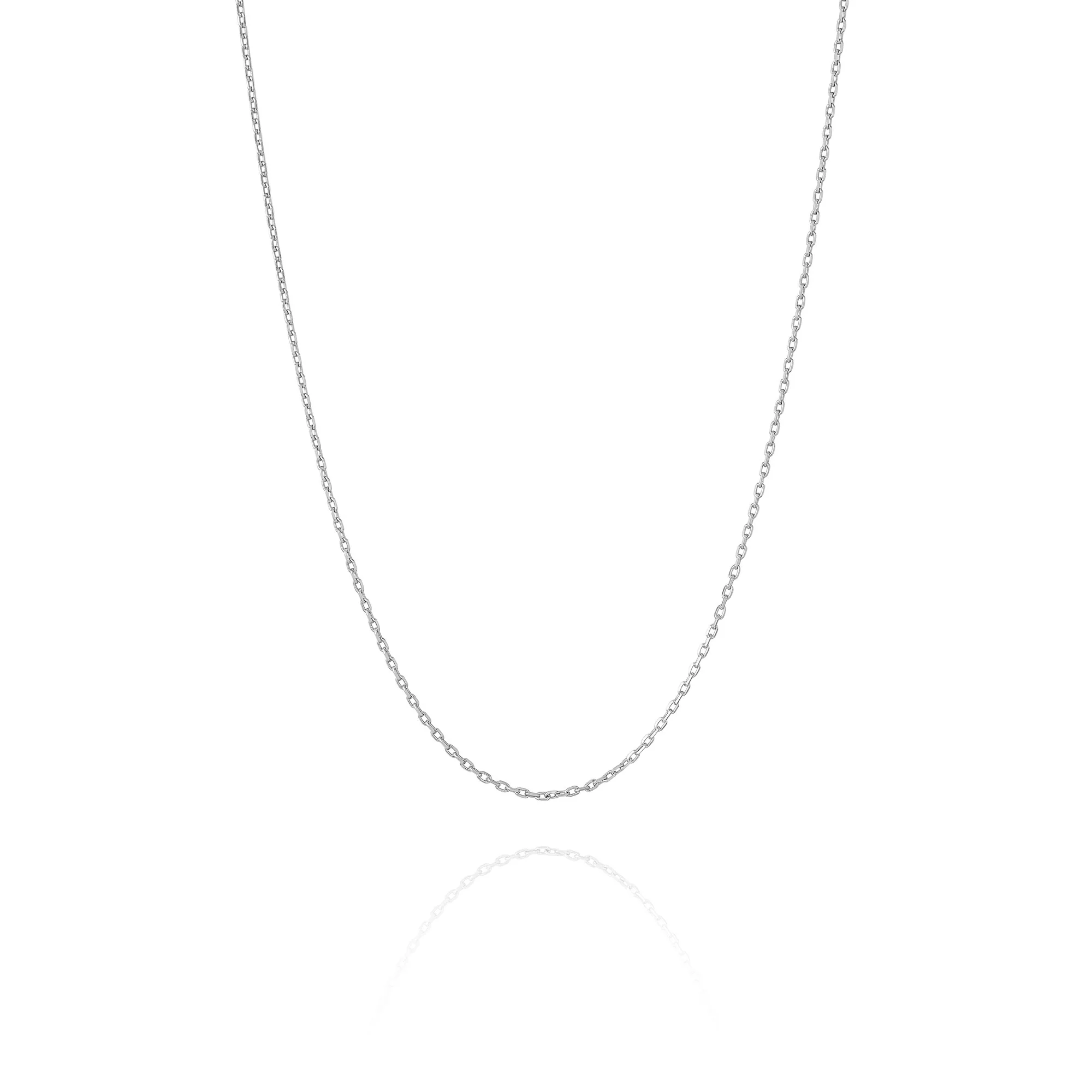 Diamond Cut Cable Chain Sterling Silver