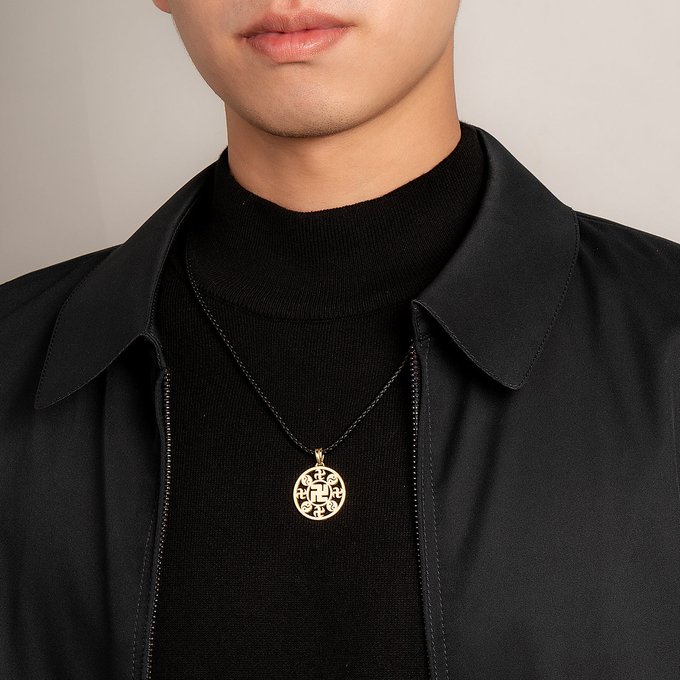 Falun Pendant 18kt Yellow Gold 25mm - Image 3