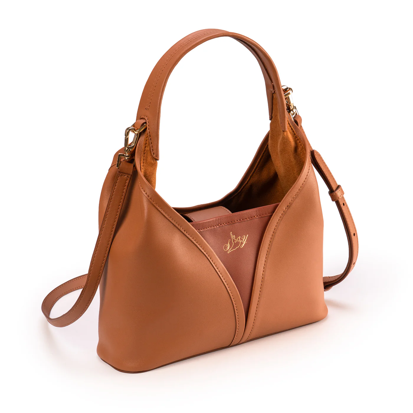 Hanfu Crossbody Bag - Camel - Image 2