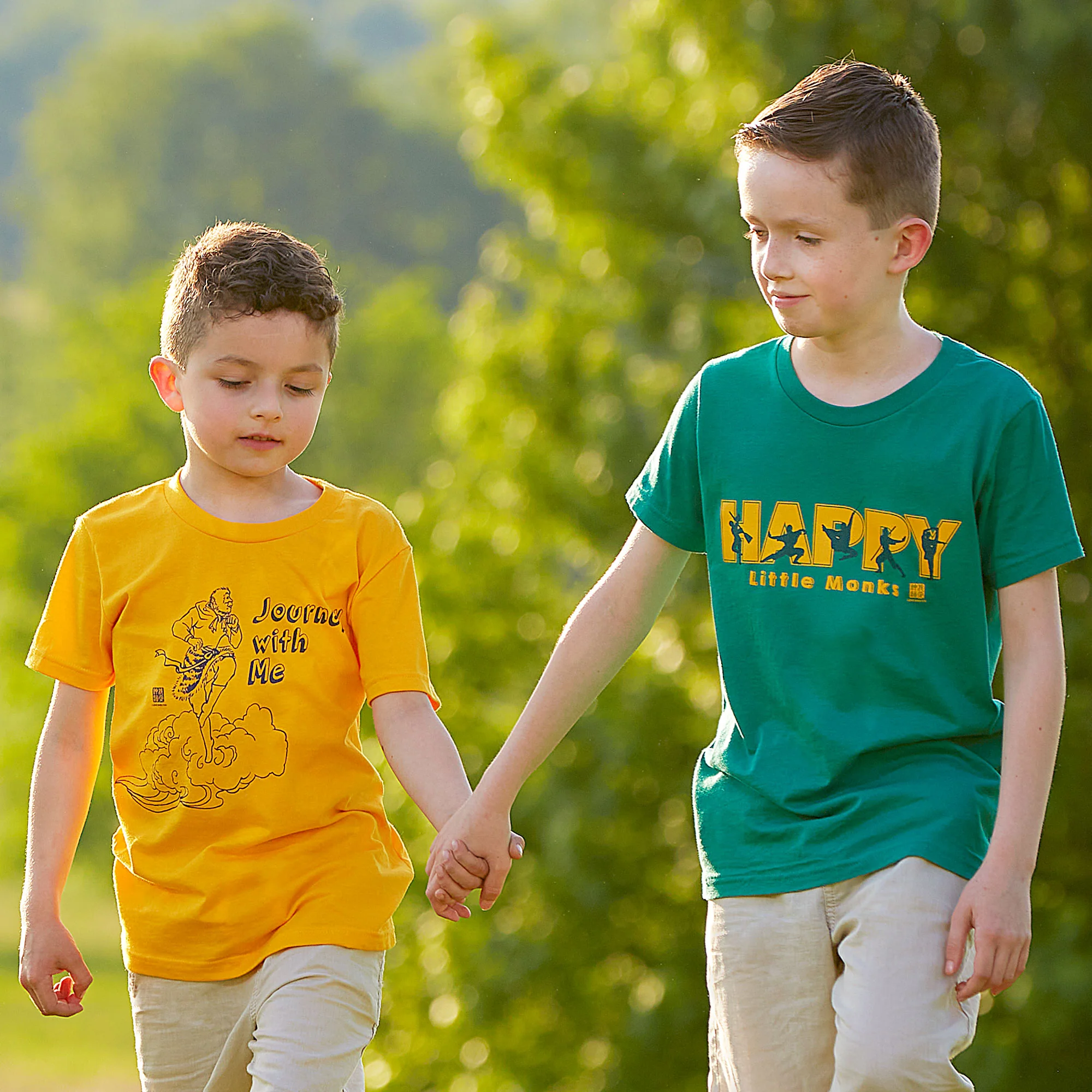 Happy Little Monks Children T-Shirt - Image 4