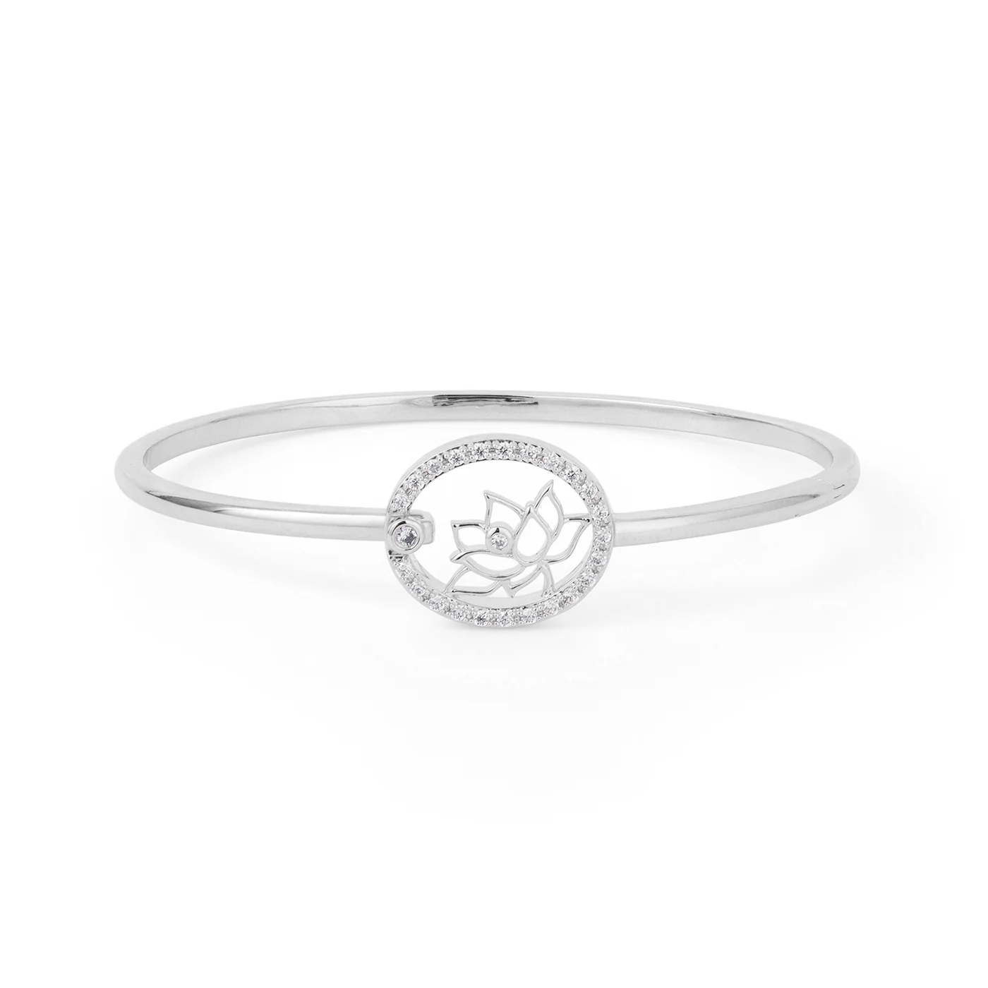 Lotus Fairies Bangle Silver