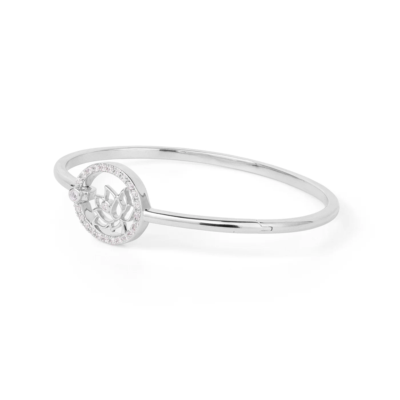 Lotus Fairies Bangle Silver - Image 2