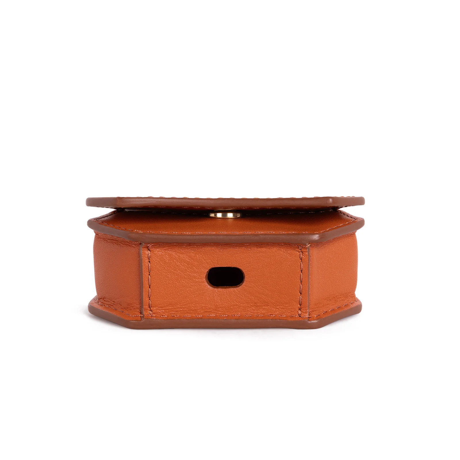 Manchurian Elegance Crossbody Bag Orange Brown - Image 8