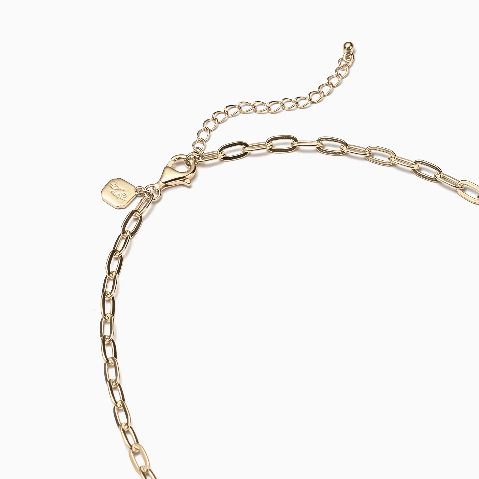 Paperclip Chain Gold 17+2” - Image 4
