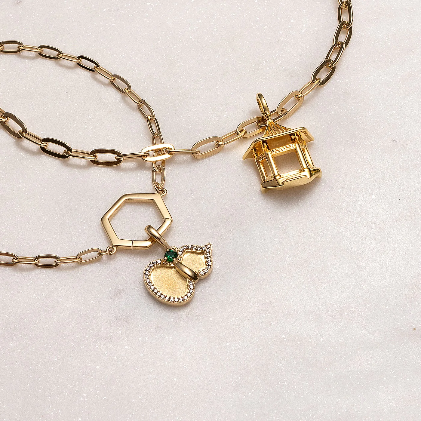 Pavilion Grace Charm - Gold - Image 3