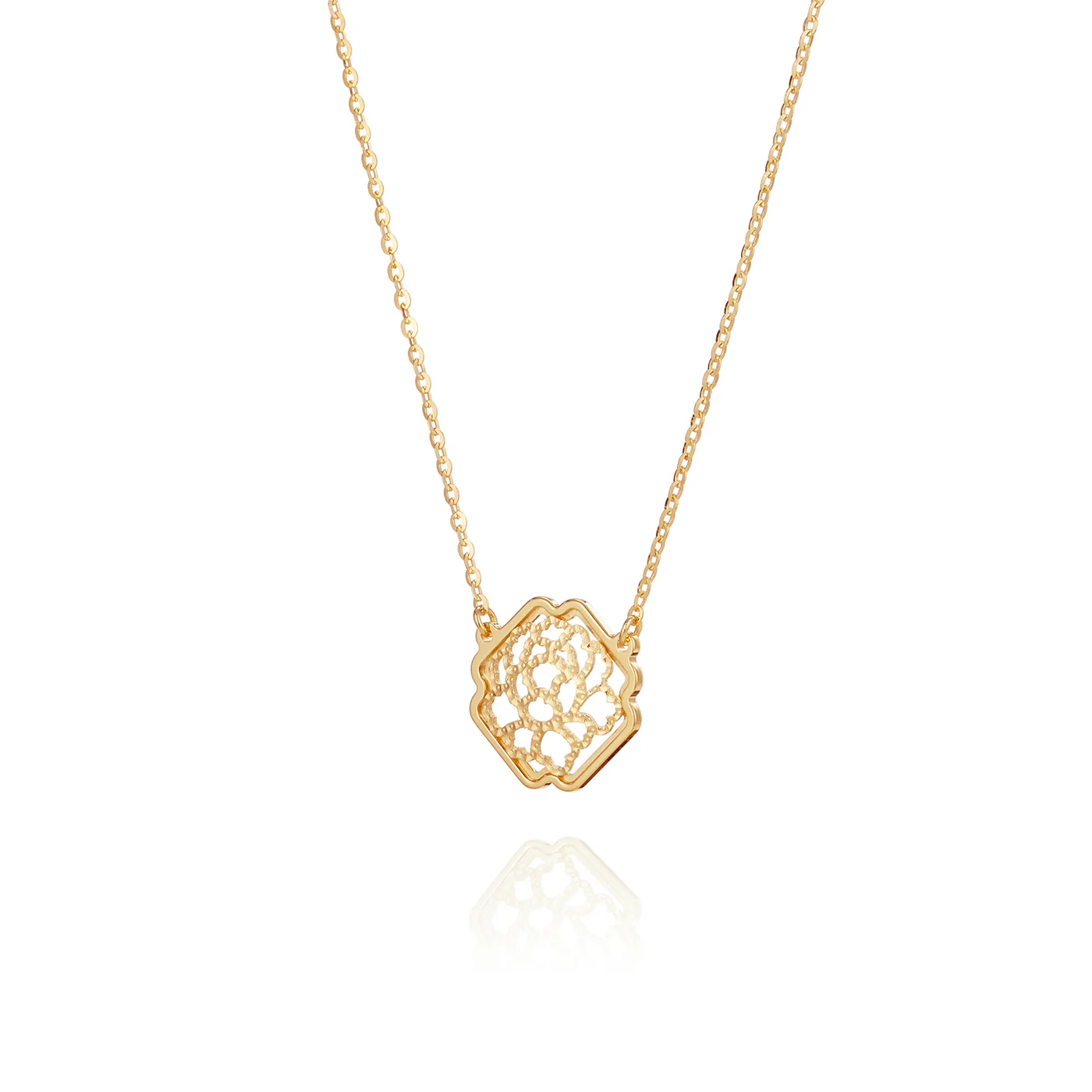 Tang Elegance Necklace 14kt Yellow Gold - Image 2