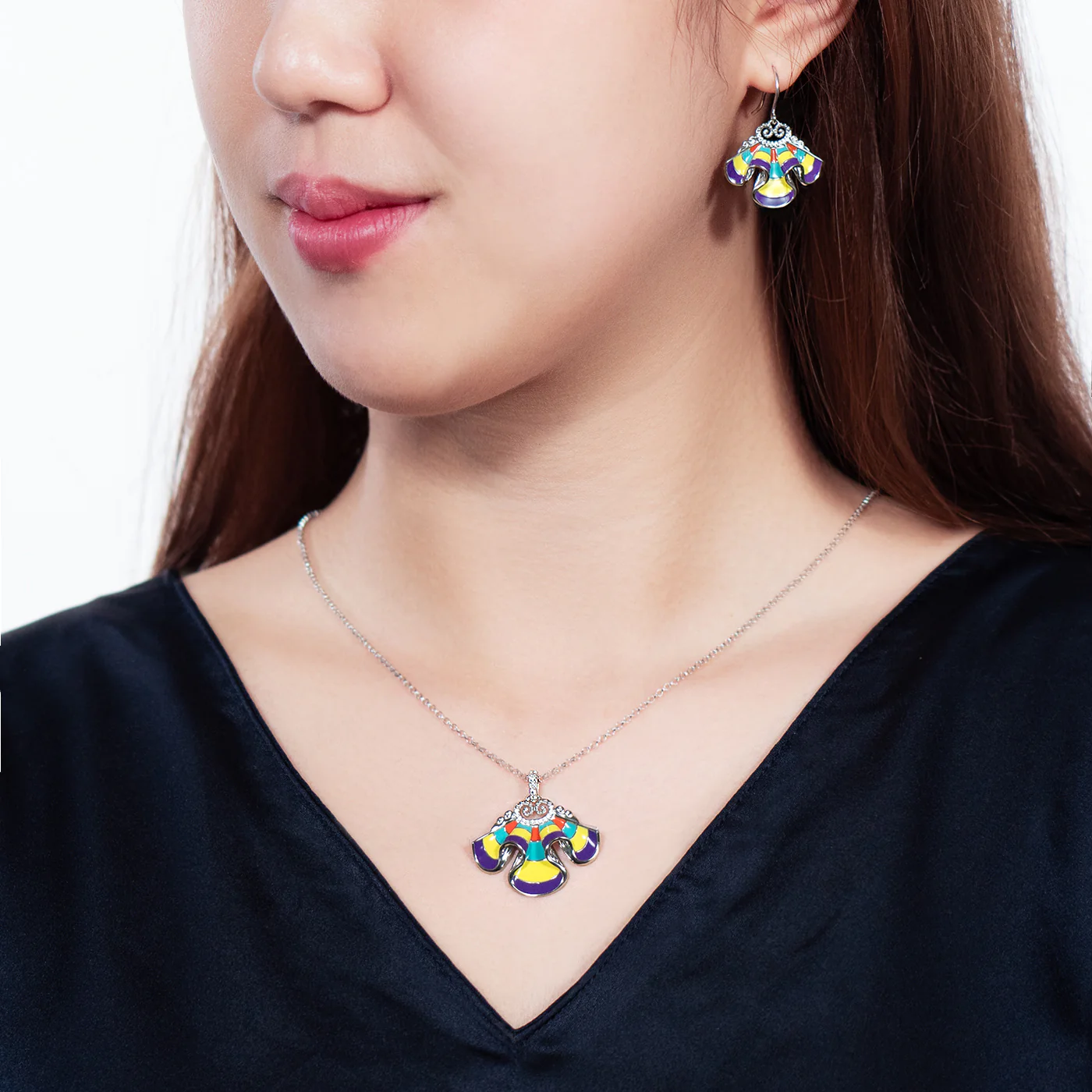 The Elegance of the Yi Earrings - Yellow - Image 5
