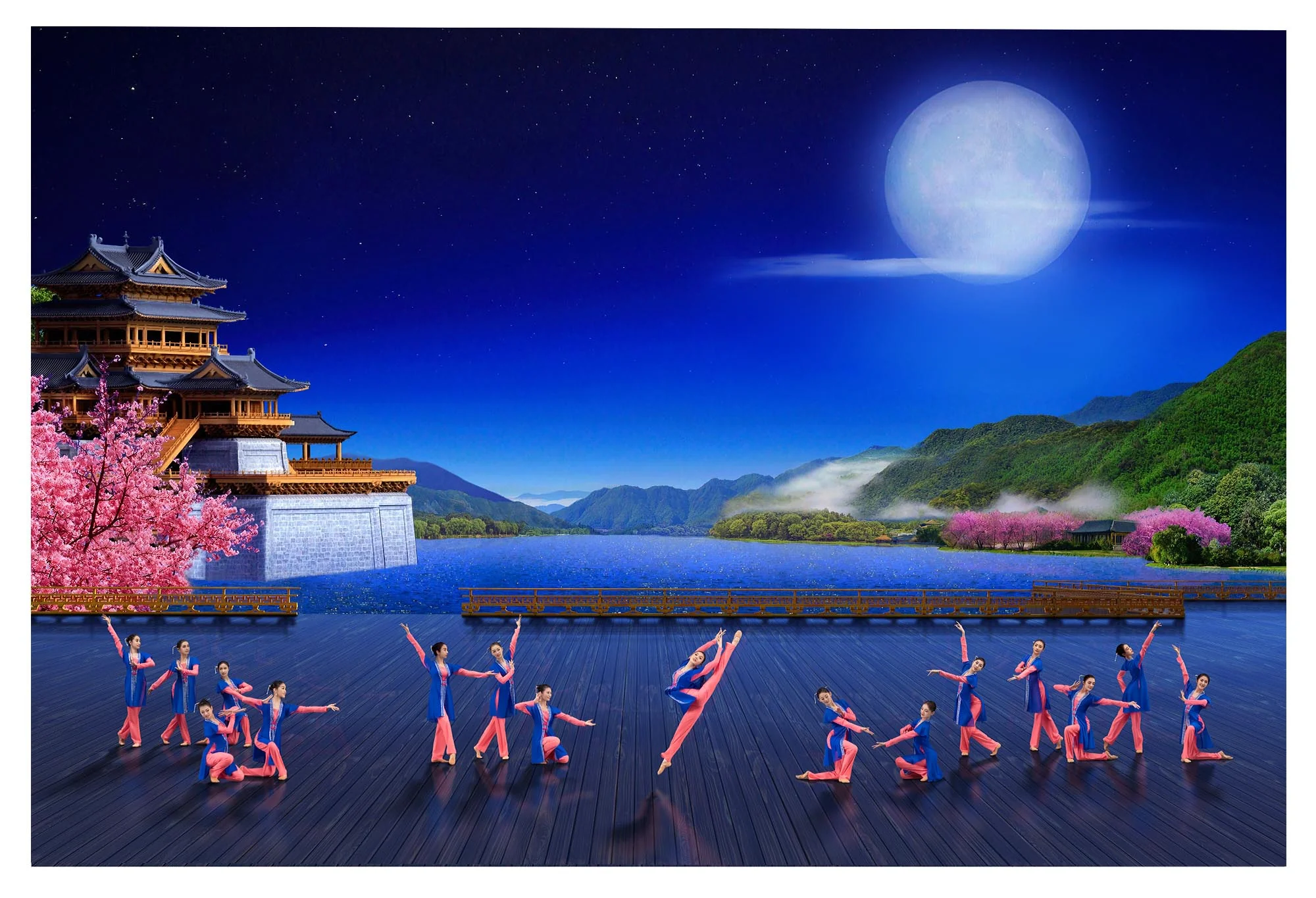 The Ladies' Classical Chinese Dance Giclée Print I - Image 2